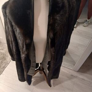 Real mink coat. Size small
